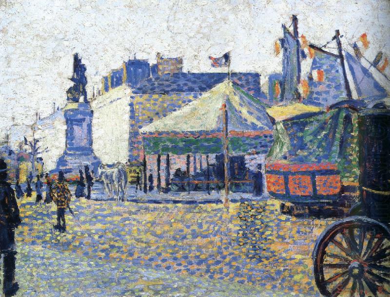 Paul Signac place clichy china oil painting image